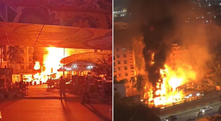মহাখালীর পেট্রল পাম্পের আগুন নিয়ন্ত্রণে